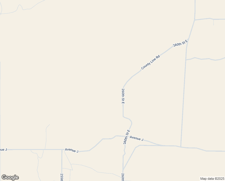 map of restaurants, bars, coffee shops, grocery stores, and more near 260th Street East in Lancaster