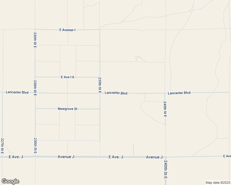 map of restaurants, bars, coffee shops, grocery stores, and more near Lancaster Boulevard in Los Angeles County