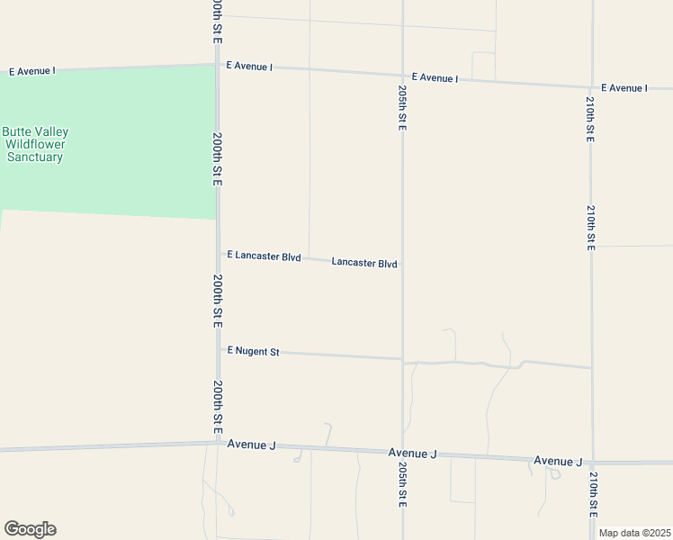 map of restaurants, bars, coffee shops, grocery stores, and more near 20232 East Lancaster Boulevard in Lancaster