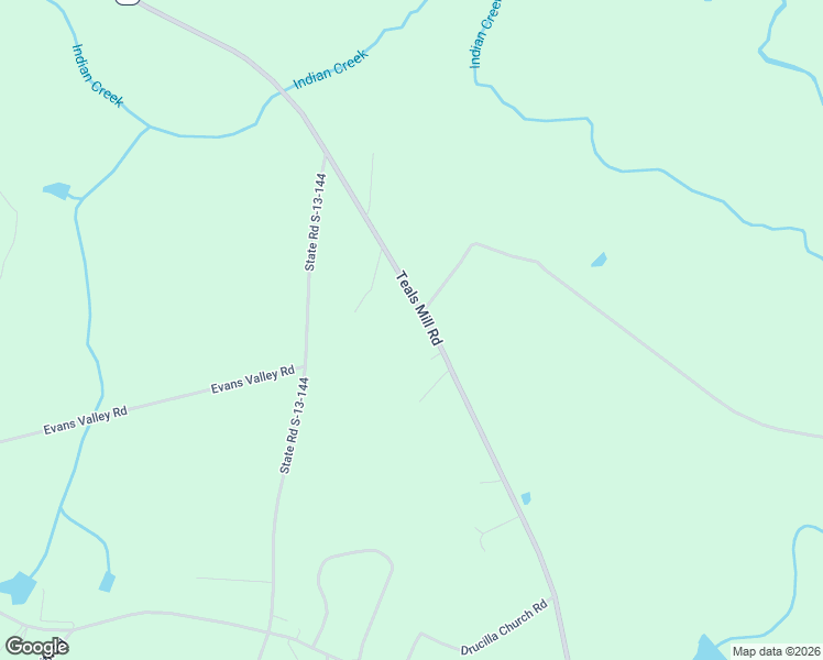 map of restaurants, bars, coffee shops, grocery stores, and more near 2652 Teals Mill Road in Chesterfield