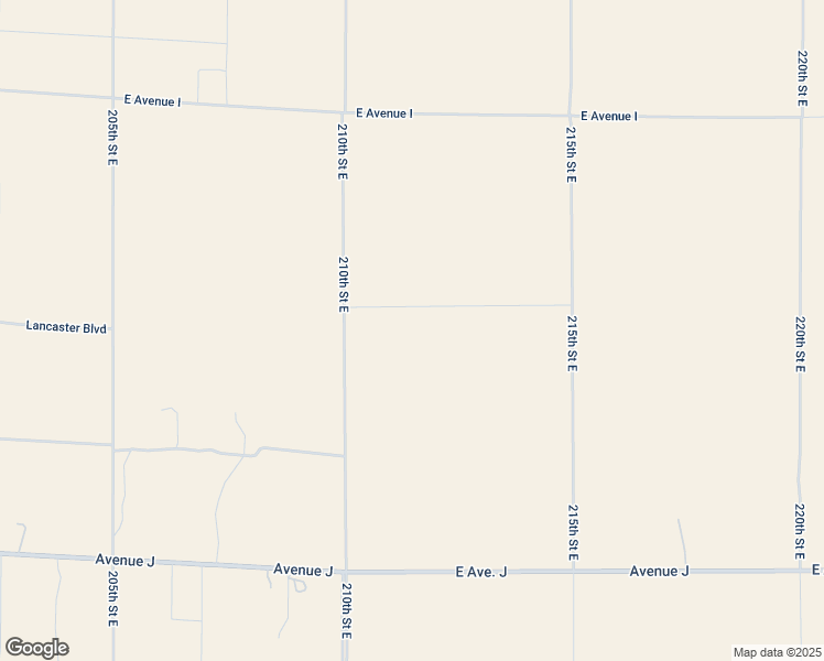 map of restaurants, bars, coffee shops, grocery stores, and more near 21000 East Avenue I in Lancaster