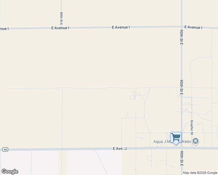 map of restaurants, bars, coffee shops, grocery stores, and more near 8637 East Lancaster Boulevard in Lancaster