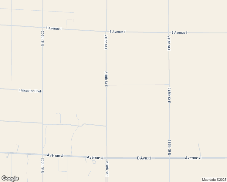 map of restaurants, bars, coffee shops, grocery stores, and more near 21000 East Avenue I in Lancaster