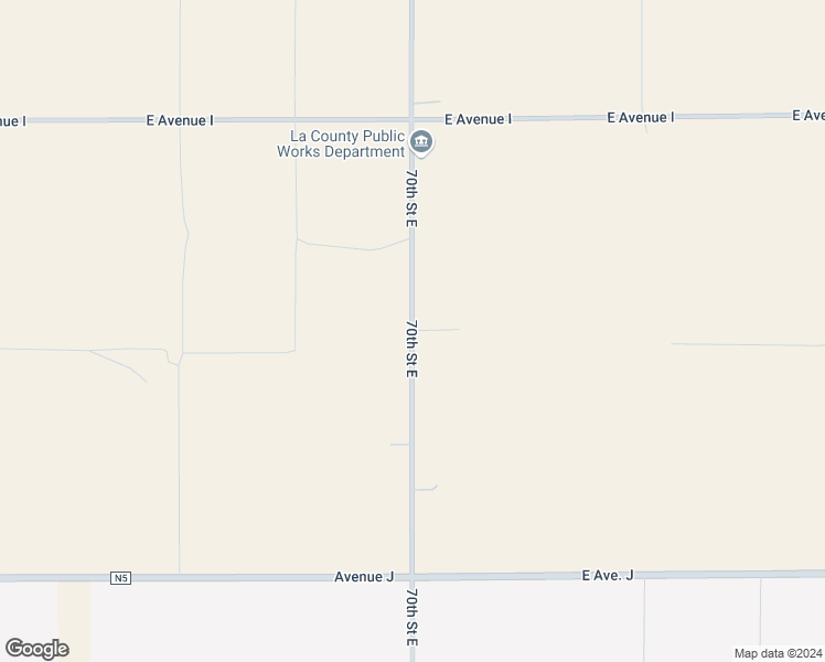 map of restaurants, bars, coffee shops, grocery stores, and more near 70th Street East in Lancaster