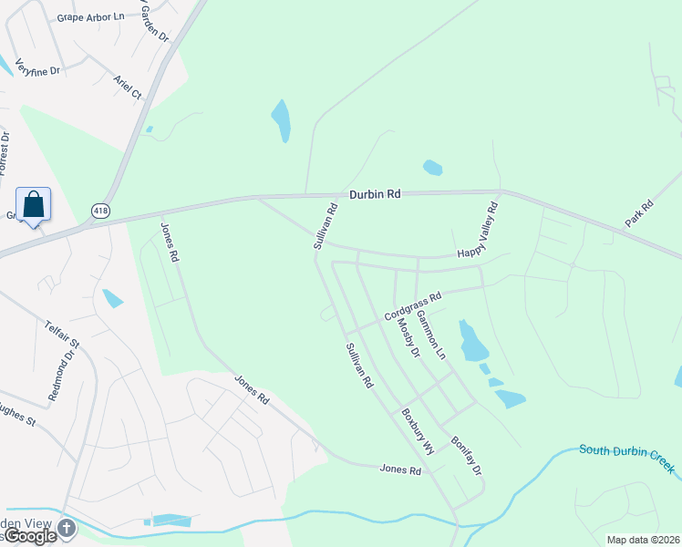 map of restaurants, bars, coffee shops, grocery stores, and more near in Fountain Inn