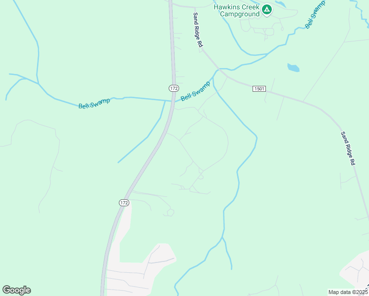 map of restaurants, bars, coffee shops, grocery stores, and more near Oak Street in Onslow County