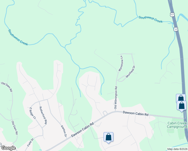 map of restaurants, bars, coffee shops, grocery stores, and more near 103 Fountain Drive in Jacksonville