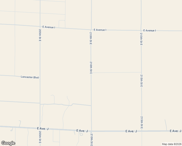 map of restaurants, bars, coffee shops, grocery stores, and more near 44099 210th Street East in Lancaster