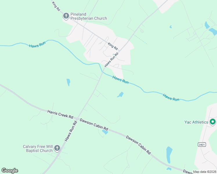 map of restaurants, bars, coffee shops, grocery stores, and more near 883 Haws Run Road in Jacksonville