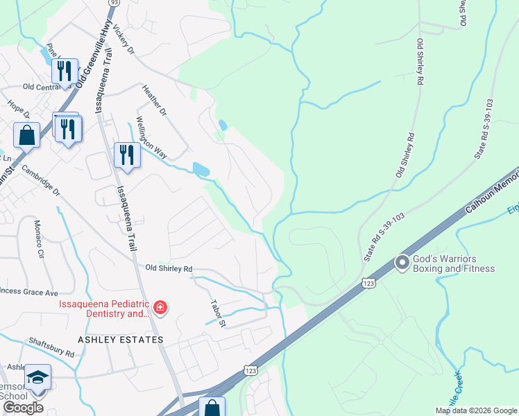 map of restaurants, bars, coffee shops, grocery stores, and more near 230-232 Lynwood Drive in Central
