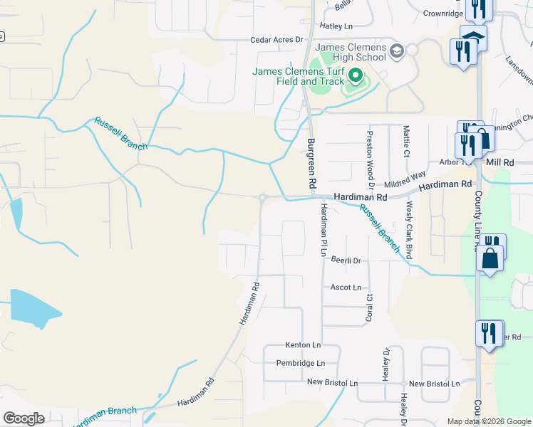 map of restaurants, bars, coffee shops, grocery stores, and more near 225 Brighton Park Way in Madison