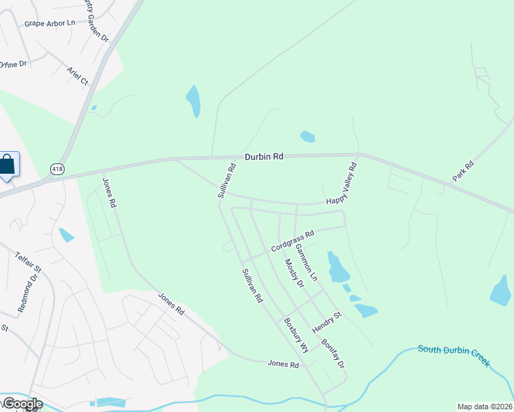 map of restaurants, bars, coffee shops, grocery stores, and more near in Fountain Inn