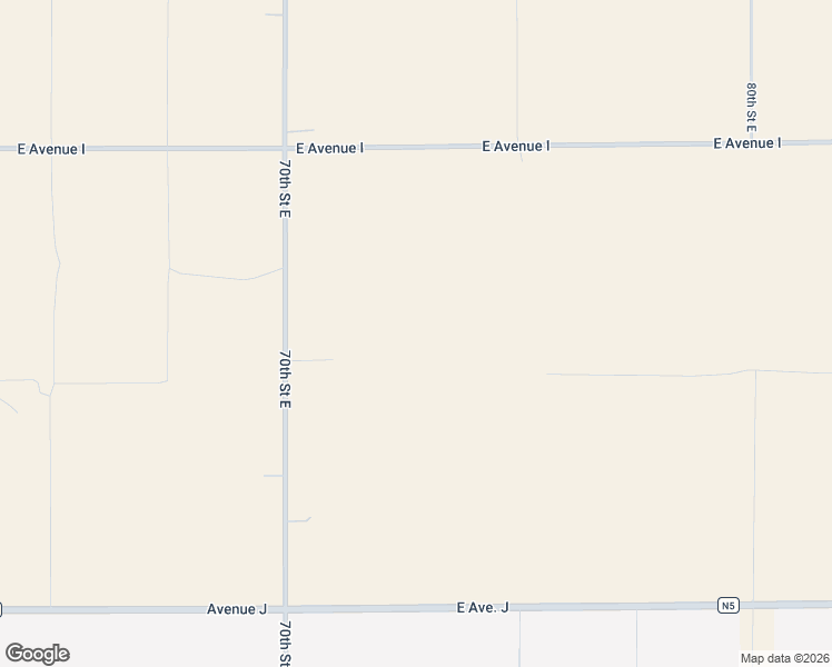 map of restaurants, bars, coffee shops, grocery stores, and more near 70th Street East in Lancaster