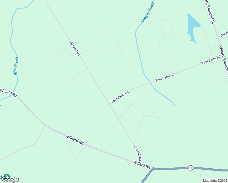 map of restaurants, bars, coffee shops, grocery stores, and more near 994 Test Farm Road in Wallace