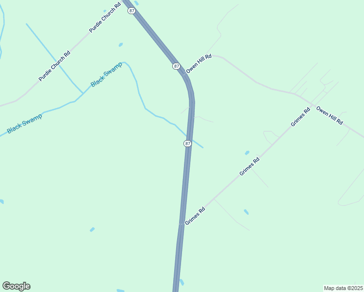 map of restaurants, bars, coffee shops, grocery stores, and more near 10587 North Carolina 87 in Tar Heel