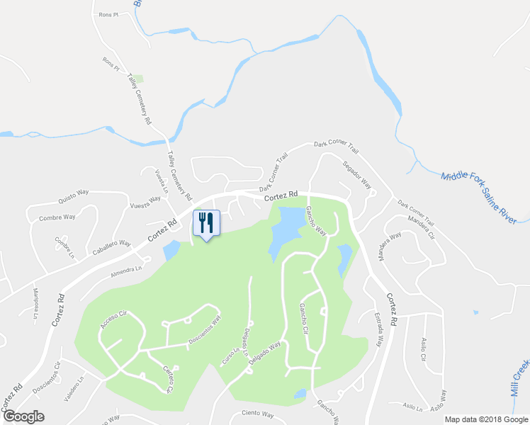map of restaurants, bars, coffee shops, grocery stores, and more near 13 Romera Lane in Hot Springs