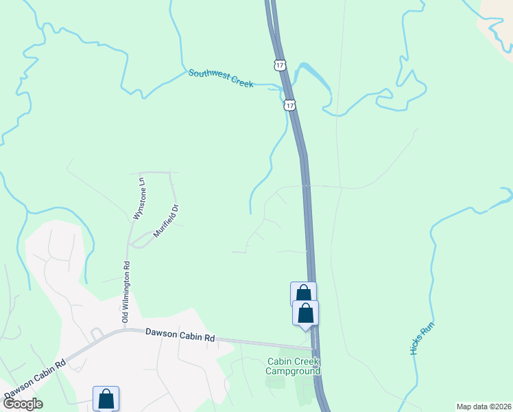 map of restaurants, bars, coffee shops, grocery stores, and more near 114 Stoney Creek Drive in Jacksonville