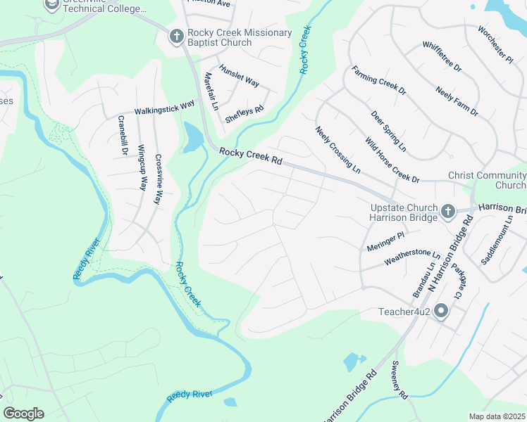 map of restaurants, bars, coffee shops, grocery stores, and more near 109 Lindstrom Court in Simpsonville