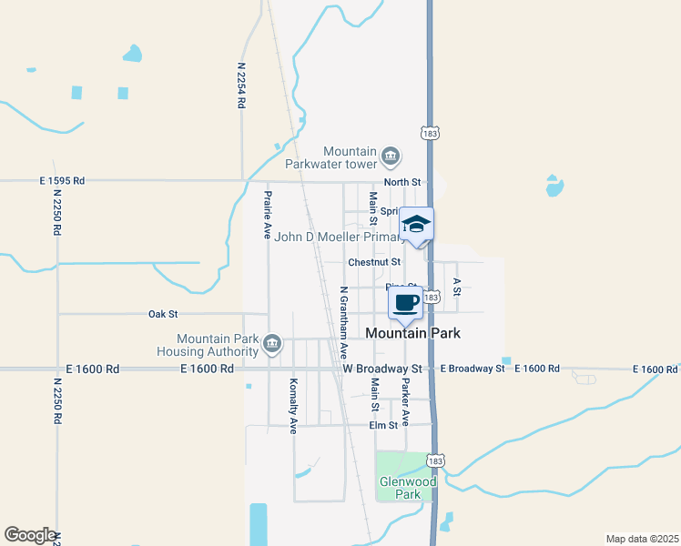 map of restaurants, bars, coffee shops, grocery stores, and more near 415 Grantham Street in Mountain Park