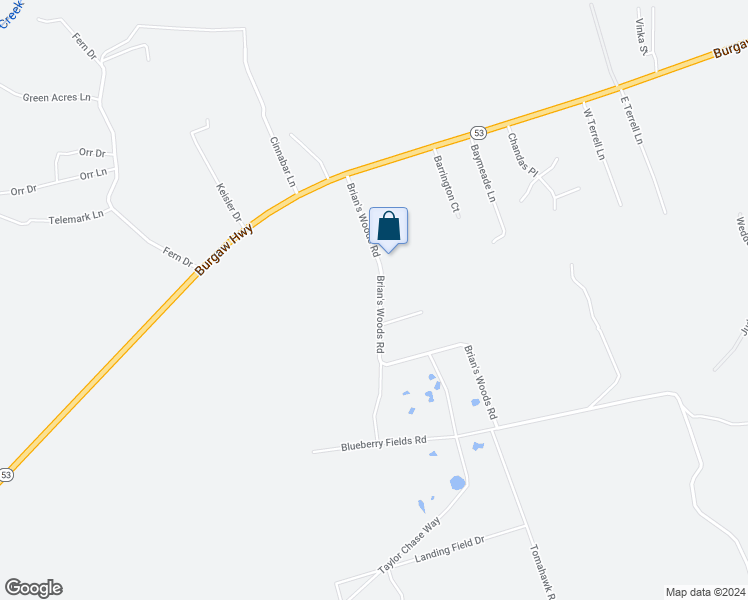 map of restaurants, bars, coffee shops, grocery stores, and more near 162 Brians Woods Road in Maple Hill