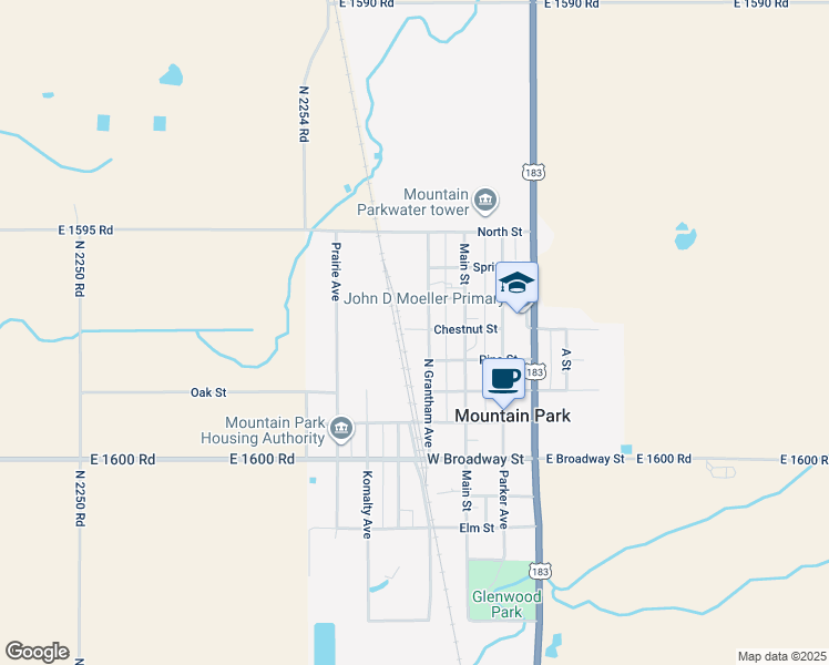 map of restaurants, bars, coffee shops, grocery stores, and more near 415 Grantham Street in Mountain Park