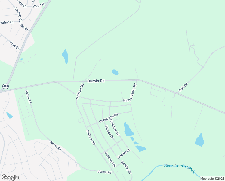 map of restaurants, bars, coffee shops, grocery stores, and more near 479 Happy Valley Road in Fountain Inn