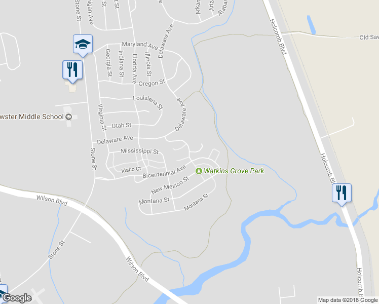 map of restaurants, bars, coffee shops, grocery stores, and more near 6103 Ohio Court in Camp Lejeune