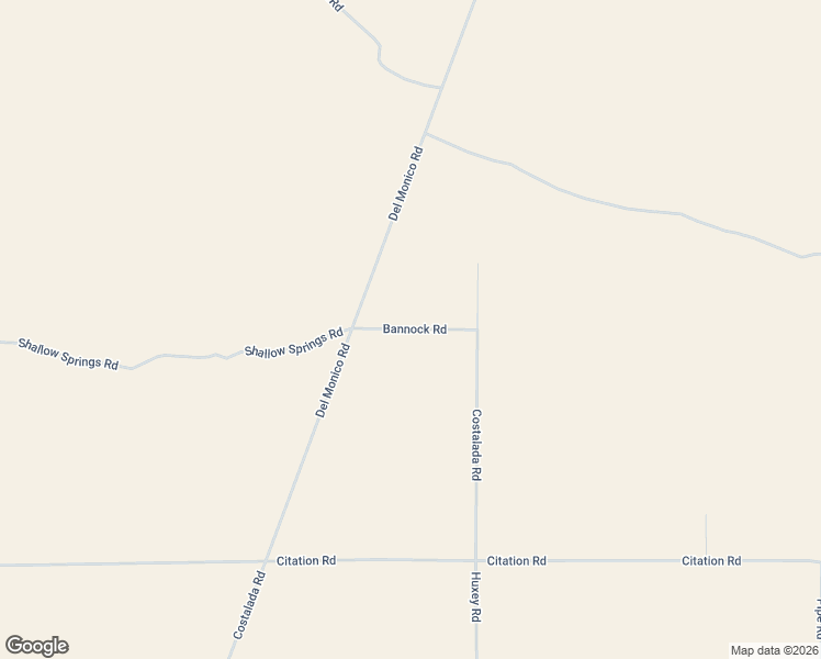 map of restaurants, bars, coffee shops, grocery stores, and more near Bannock Road in San Bernardino County