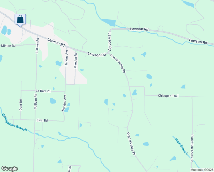 map of restaurants, bars, coffee shops, grocery stores, and more near 5820 Posey Lane in Little Rock