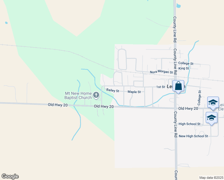 map of restaurants, bars, coffee shops, grocery stores, and more near 1579-1583 1st Street in Leighton