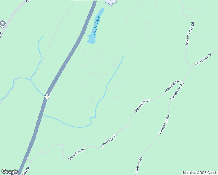 map of restaurants, bars, coffee shops, grocery stores, and more near 181 Oak Ridge Way in Ellijay