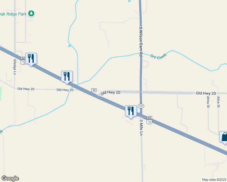 map of restaurants, bars, coffee shops, grocery stores, and more near Joe Wheeler Highway in Colbert County