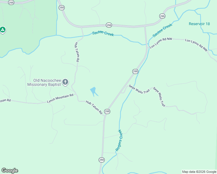 map of restaurants, bars, coffee shops, grocery stores, and more near 2653 Georgia 255 Alternate in Clarkesville