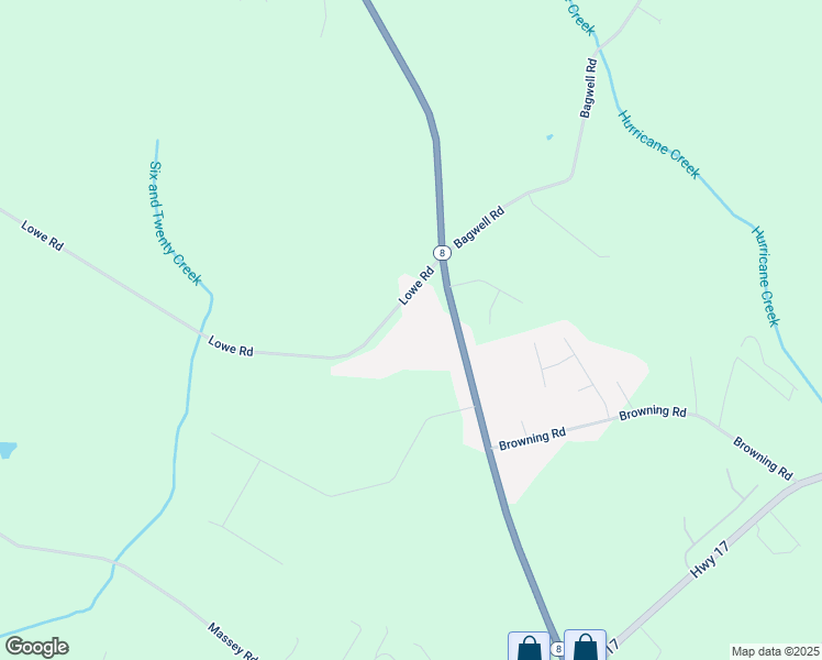 map of restaurants, bars, coffee shops, grocery stores, and more near 135 Lowe Road in Piedmont