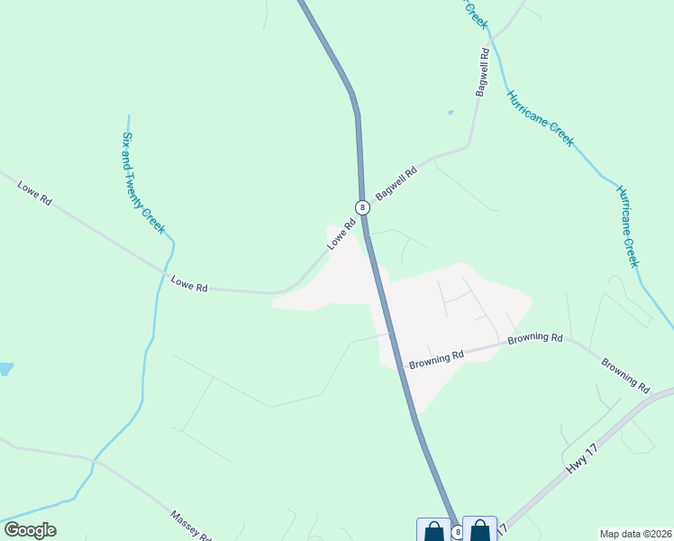 map of restaurants, bars, coffee shops, grocery stores, and more near 135 Lowe Road in Piedmont