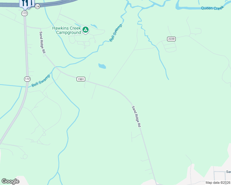 map of restaurants, bars, coffee shops, grocery stores, and more near 270 Sand Ridge Road in Hubert