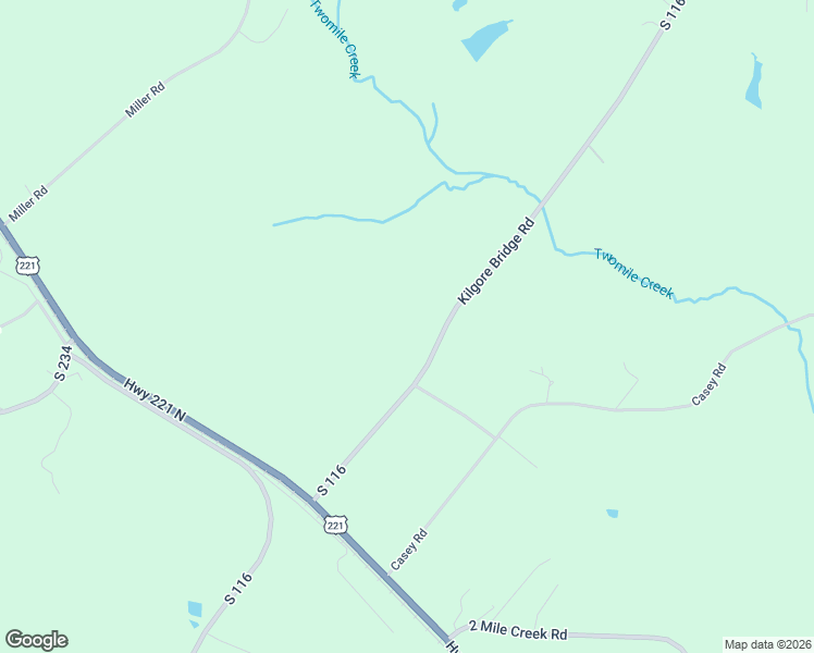 map of restaurants, bars, coffee shops, grocery stores, and more near 1660 Kilgore Bridge Road in Woodruff