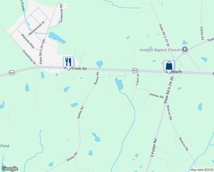 map of restaurants, bars, coffee shops, grocery stores, and more near 5144 Foxmeade Court in Lancaster