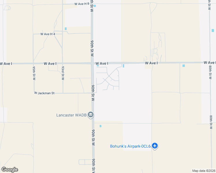map of restaurants, bars, coffee shops, grocery stores, and more near Savanna Plain Drive in Lancaster