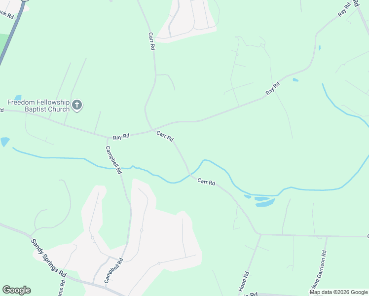 map of restaurants, bars, coffee shops, grocery stores, and more near 223 Carr Rd in Piedmont