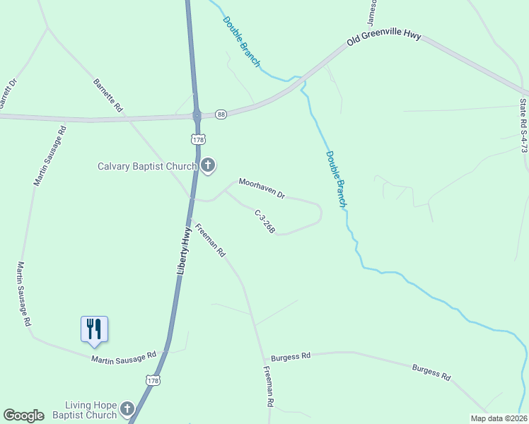 map of restaurants, bars, coffee shops, grocery stores, and more near 111 C-3-26B in Liberty