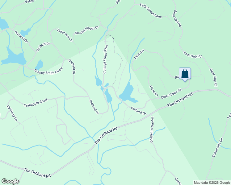 map of restaurants, bars, coffee shops, grocery stores, and more near 234 Orchard Drive in Clarkesville