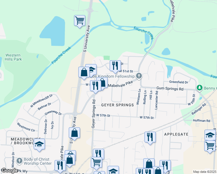 5239 Mabelvale Pike, Little Rock AR Walk Score