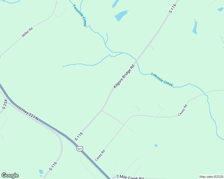 map of restaurants, bars, coffee shops, grocery stores, and more near 1630 Kilgore Bridge Road in Woodruff