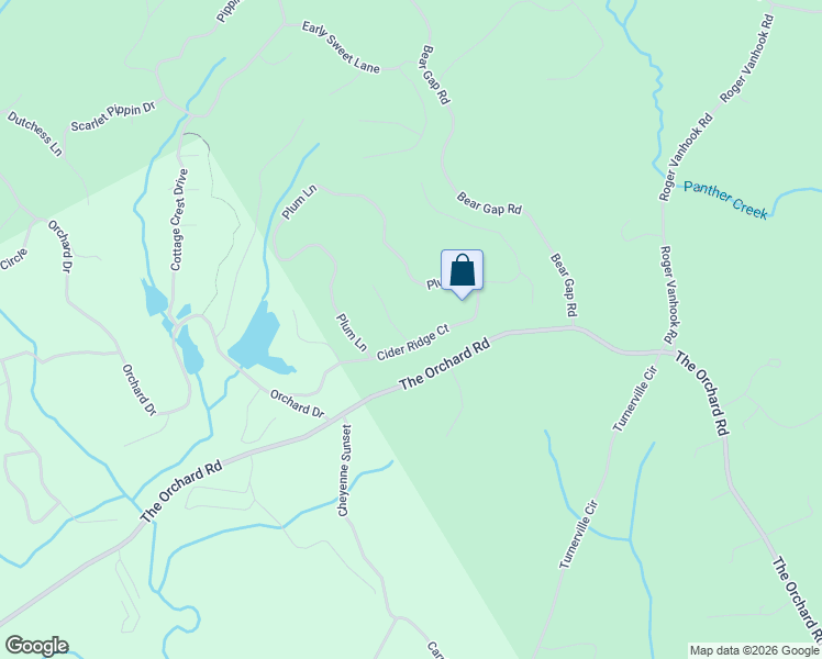 map of restaurants, bars, coffee shops, grocery stores, and more near 746 Plum Lane in Clarkesville