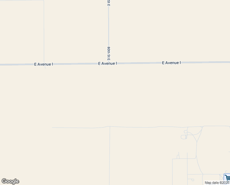 map of restaurants, bars, coffee shops, grocery stores, and more near 80 East Avenue I in Lancaster