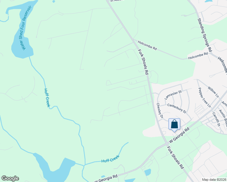 map of restaurants, bars, coffee shops, grocery stores, and more near 136 Cedar Shoals Way in Simpsonville