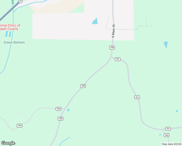 map of restaurants, bars, coffee shops, grocery stores, and more near 8851 County Road 700 in Ripley