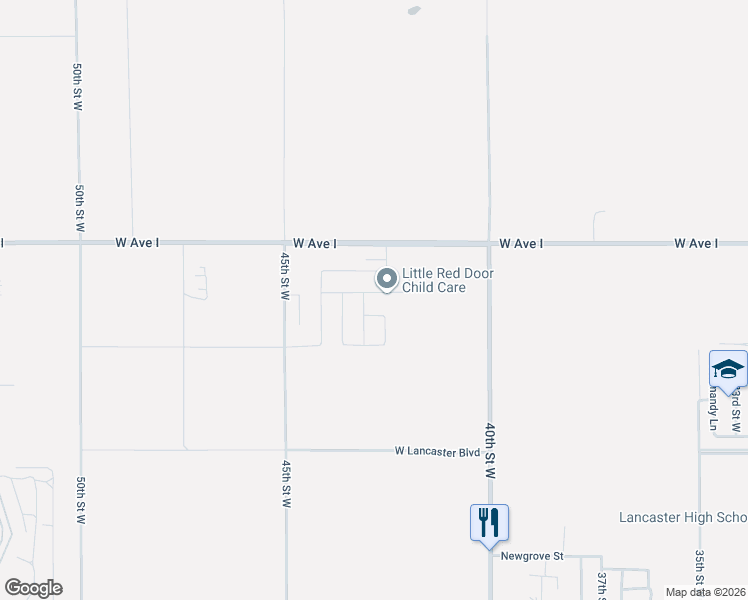 map of restaurants, bars, coffee shops, grocery stores, and more near 4216 West Ivyton Street in Lancaster