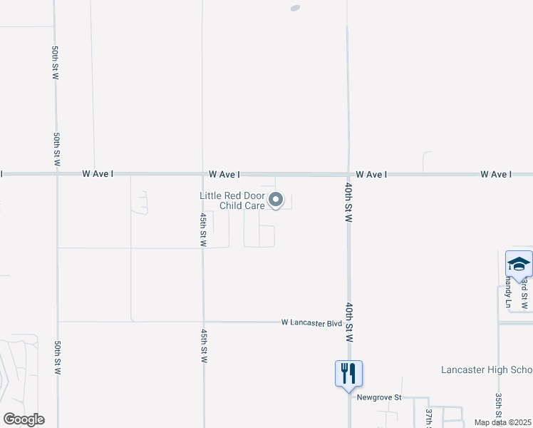 map of restaurants, bars, coffee shops, grocery stores, and more near 4216 West Ivyton Street in Lancaster